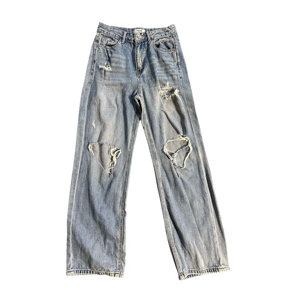 Celine Denim - Authentic Celine Straight Leg Ripped Jeans Size Medium